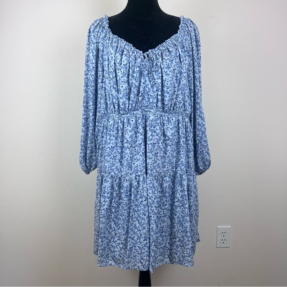 Old Navy Dress Womens Extra Extra Large Mini Ditsy floral Paisley Swing Babydoll
